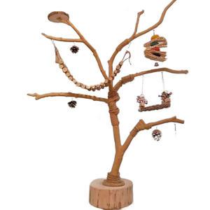 횟대 놀이터 빅 스텐드놀이터 앵무새 자바트리 앵무새놀이터 대형 애완조 장난감 이동식 로프