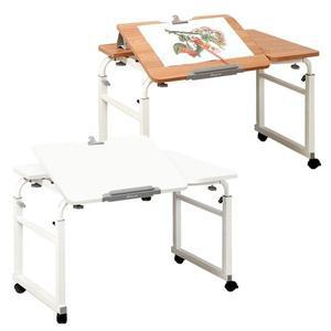 [비카] 멀티 대형 컴퓨터책상 1200-1660mm 길이조절책상 이동식책상 병원테이블