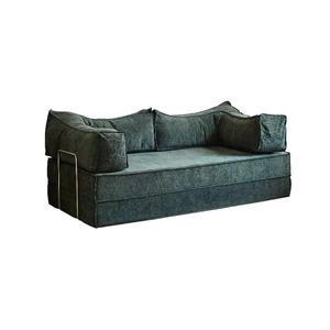 압축 소파 1인용 카라멜색 코듀로이 쇼파 모듈 캐러멜