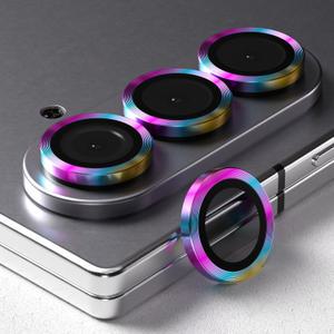 엑씨 갤럭시 Z폴드7 빛번짐 방지 카메라 렌즈 강화유리 메탈 링 보호필름 1매