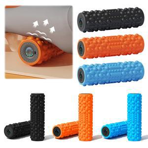 전기 진동 롤러 모드 마사지 롤러 충전식 운동 칼럼 요가 조직 을위한