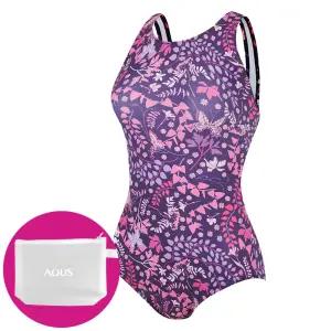 아레나 여성 수영복 플로리스트 일반 원피스 U백 A5BL1LD08 PPL 수영손가방