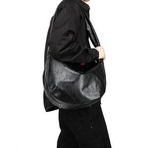 [벨가] 가죽 레더 반달 숄더 크로스 메신저백