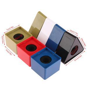 1Pc 내구성 마이크 인터뷰 삼각형 로고 플래그 스테이션 ABS 플라스틱 TV 블랙홀