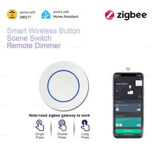 Zigbee 버튼 무선 스마트 장면 자동화 시나리오 컨트롤러 가제트 필요 게이트웨이 지원 홈 어시스턴트