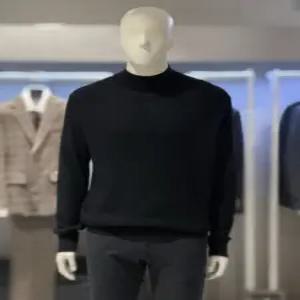 [트루젠]블랙컬 캐시미어 하프터틀넥 니트 스웨터 티셔츠