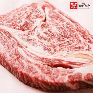 [횡성축협한우] 1등급 냉장 한우 등심 200g x2팩 총 400g 캠핑 고기 추천