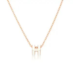 목걸이 미니팝아슈 POP-H MINI 화이트+로즈골드