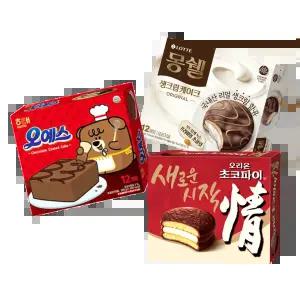오몽초 세트 (3종) (오예스 몽쉘 초코파이)
