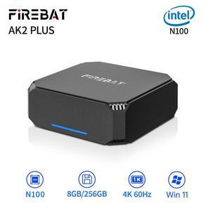 FIREBAT AK2 PLUS MiniPC Intel N150 N100 듀얼 밴드 WiFi5 BT4.2 16GB 512GB 데스크탑 게임용 컴퓨터 미니