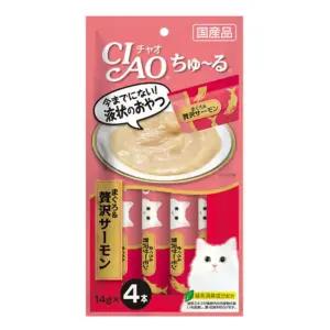 이나바 챠오츄르 4p 참치&연어 (sc-143) 캣 츄르