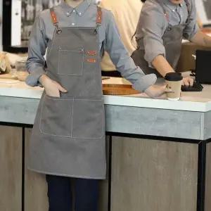 캔버스 앞치마/방수앞치마 /남성 앞치마/카페앞치마/미술 앞치마/작업 앞치마/바리스타