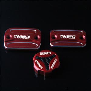 스크램블러 400 sixty2 16 21 800 2015 오토바이 전방 후방 브레이크 클러치 실린더 유체 리저버 커버