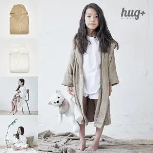 허그플러스 대나무100% 유아 후드 로브 비치 샤워가운 목욕 가운 무형광