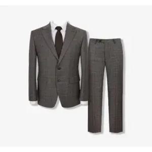 [GRANDCRU] 글렌체크 싱글 수트 정장 세트 멜란지그레이 (FHJAX2131FHPAX2031)