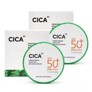 네이처리퍼블릭 그린더마 마일드 시카 빅 선쿠션 25gx2개