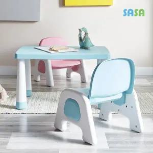 [SASA]사사가구 브로디 높이조절 유아 책상+의자세트 2인