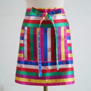 색동 앞치마 미니 허리 전통 한복 명절 선물