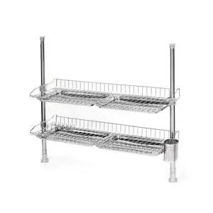 골드 물빠짐 2단 식기건조대 기둥식 씽크대 스텐 정리대 싱크대선반 싱크개수대 건조대 싱크선반