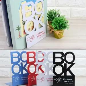 책상 L형 북엔드 책진열대 책꽂이 색상랜덤 2p 1세트 북엔드 책진열대 이니셜북엔드 철제북엔드