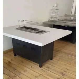 양꼬치 기계 회전식 캠핑 그릴 화로 구이 오븐 닭꼬치 9줄 (60x21x23cm) 2000