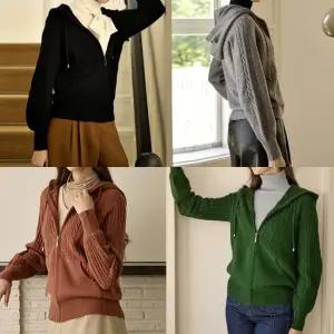 부클후드포근집업자켓3종세트