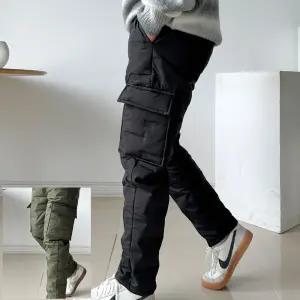 카고형 패딩 슬랙스/누빔/패딩/바지/작업복/방한/남성/기모/겨울/골프/등산/남자/팬츠/남성용/방풍/하의