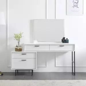 보루네오 마르체 본테 와이드 1200 화장대+거울 세트 BTH107C (착불)