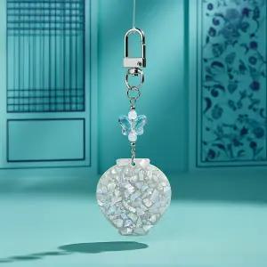 자개 키링 만들기 달항아리 DIY 키트 나전칠기 공예 전통 어르신 문화재 굿즈 선물