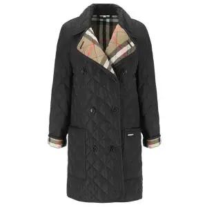 [버버리] 타이팅 롱 퀼팅 자켓