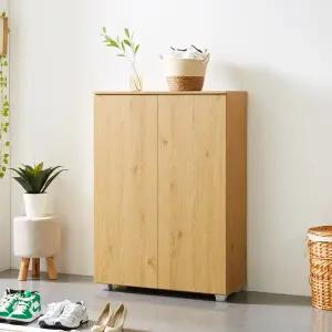 집무드 버핏 좁은 현관 다용도 틈새 수납장 슬림 도어형 6단 신발장 900