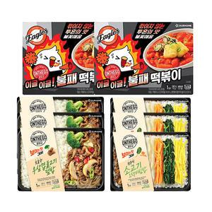 온더고X한화이글스 이글이글! 불패떡볶이 362g, 2개 + 우삼겹불고기덮밥 290g,3개 + 소고기 오색비빔밥 310g,3개