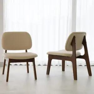 데이지 낮은 식탁 의자 카페 인테리어 편안한 체어