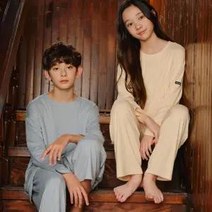 마밤 MSMV 피치기모 아동 주니어 잠옷 라운드세트 10종