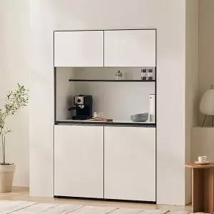 [삼익가구]더비스 1200 비스포크 오브제 주방수납장(홈카페장)