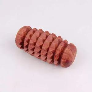 [골드스마일]향나무 원통형손지압기 향나무휴대용손지압기 원통형