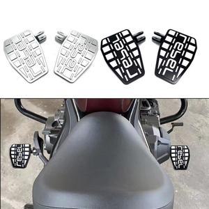 레블1100 T 용품 범용 바이크 풋 브레이크 발판 오토바이 와이드 CMX110 페그 시트 확대 대형 페달 풋페그 검정색 REBEL1100 드라이버 빌렛