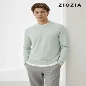 [지오지아][지오지아] 와플 조직 라운드 티셔츠 (AED4TR1101)