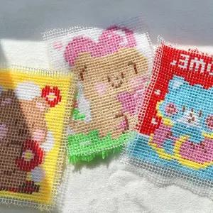 솜솜이네 스킬 자수 세트 - 디자인랜덤 / 만들기재료 학교수업준비물 스킬DIY