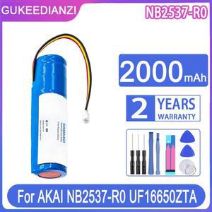 2537 R0 UF16650ZTA EWI 5000 솔로 컬러 블루용 2000mah 소형 전자 오르간 배터리
