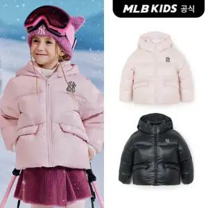 [MLB키즈공식]25FW프리즘 걸스 립스탑 크롭 덕다운 (2color)