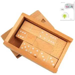 원목 도미노 산만한 어린이 집중력 인내심 학습 초등보드게임