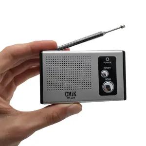 미니 FM 라디오 오토스캔 휴대용 재난대비 비상용 등산 레저