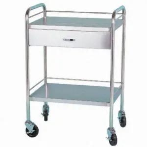 천양사 회진용 드레싱카(서랍1식핸들형대) CY-42HL - 운반카트(스텐) 주문제작