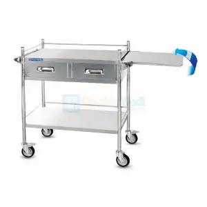 천양사 회진용 드레싱카(서랍1식선반접이형) CY-4239 - 운반카트(스텐) 주문제작