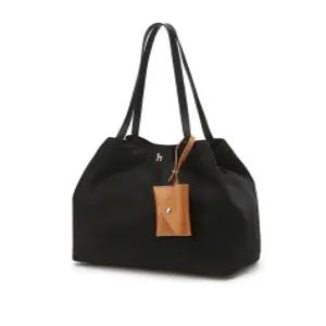 헤지스 액세서리 25FW 혜택] 나일론 퍼피 로고 와이드 숄더백 L + 카드지갑 파우치참 (4color)