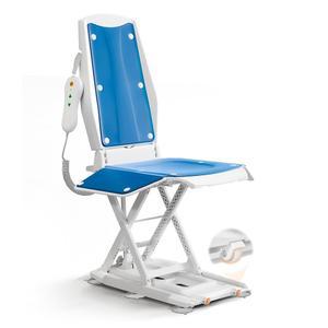 VOCIC 업그레이드 전동 욕조 리프트 의자, 바퀴 , 바닥에서 일어나기, 욕조용 방수 바닥 리프트, 노인용 휴대용 보조 장치, 욕실 욕조에 최대 300파운드까지 지원