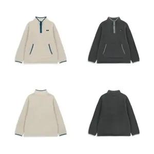 내셔널지오그래픽키즈 K254USW070 키즈 마이크로플리스 반집업 티셔츠(기모)