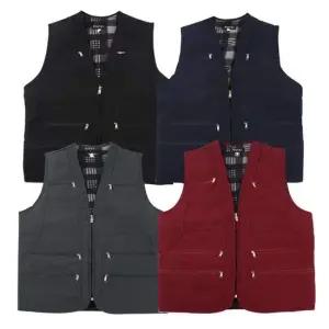 2장세트 마마로 따뜻한 등산복 작업복 겨울 방한 주머니 빅사이즈 기모조끼