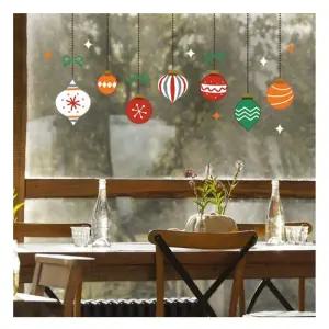 데코 스티커 X-MAS 예쁜 크리스마스볼/윈도우/유리창/장식/소품/꾸미기/학교/학원/세트/카페/실내/가족